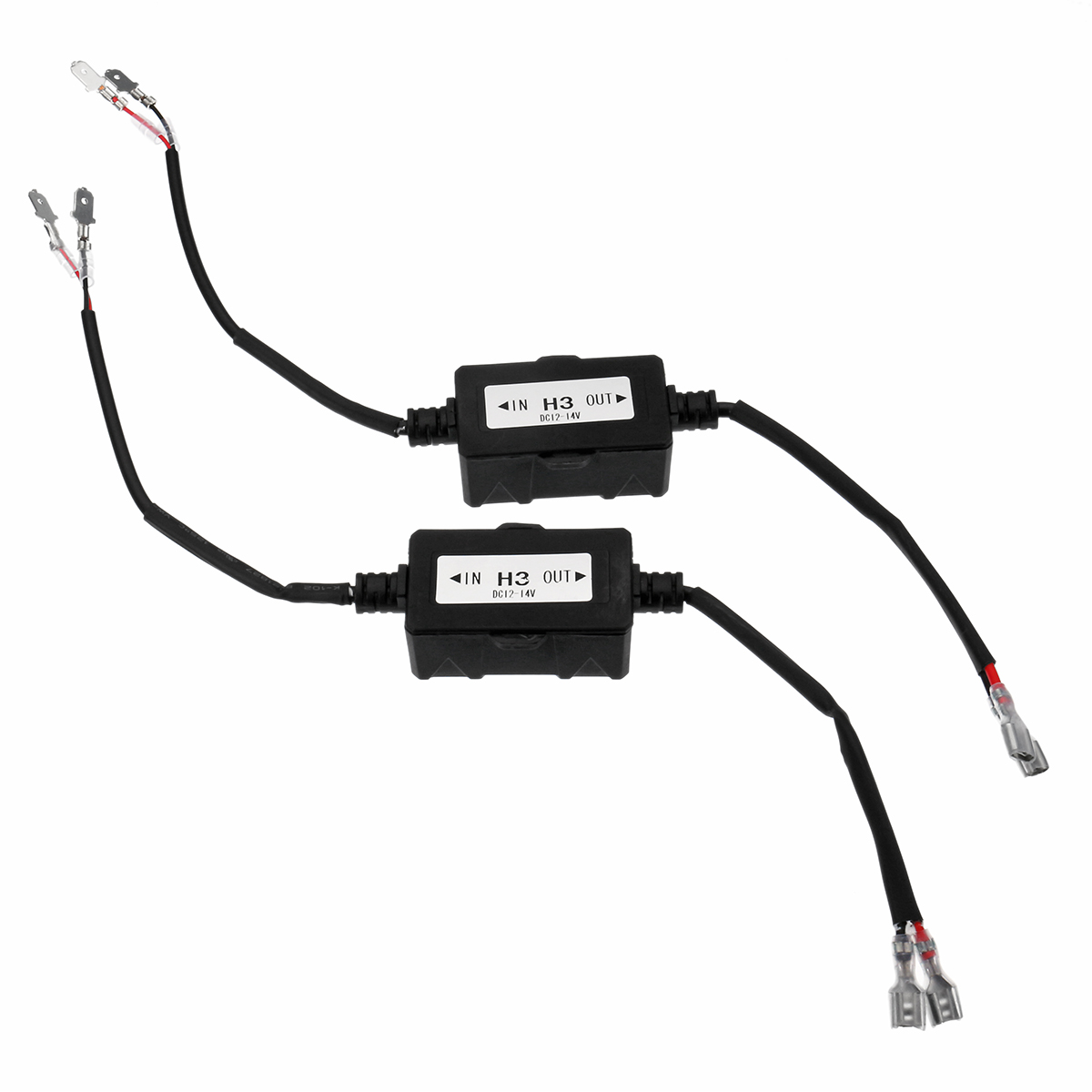 Pair H1 H3 H7 H8 H11 LED HID Car Headlight Decoder Error Free Canbus Anti-Flicker Load Resistor