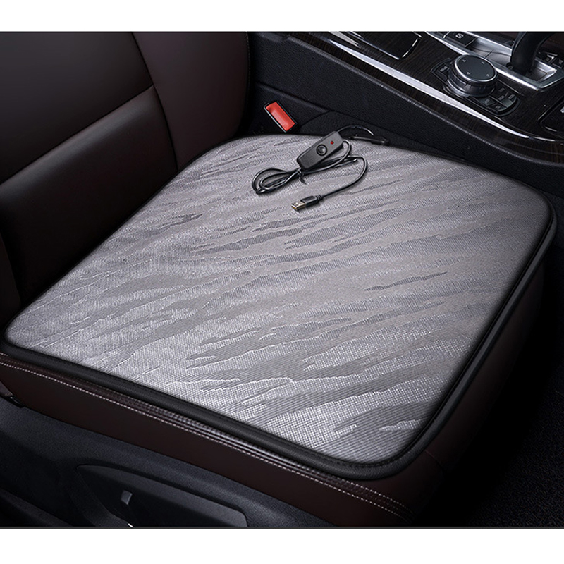 70℃ Universal Car Front Seat Pad Cushion Cover Heating Warm Heated Winter - Auto GoShop