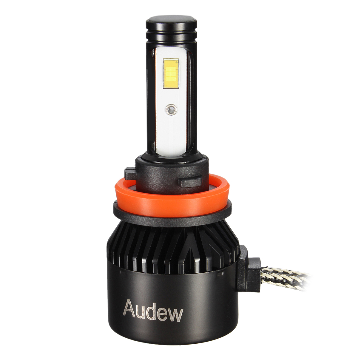 AUDEW 2PCS 72W Car LED Headlights Bulbs H4 H11 H7 9005 9006 High Low Beam COB Light Source 8000LM 6000K