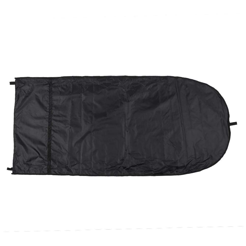 Sun Shade Canopy Waterproof Tarpaulin Black for Kayak Canoe Fishing Rubber Boat - Auto GoShop