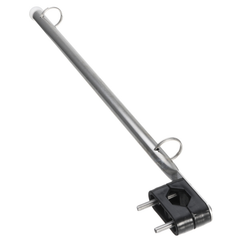 39Cm Stainless Steel Marine Flag Staff Pole Rail Mount for Yachts Boats - Auto GoShop