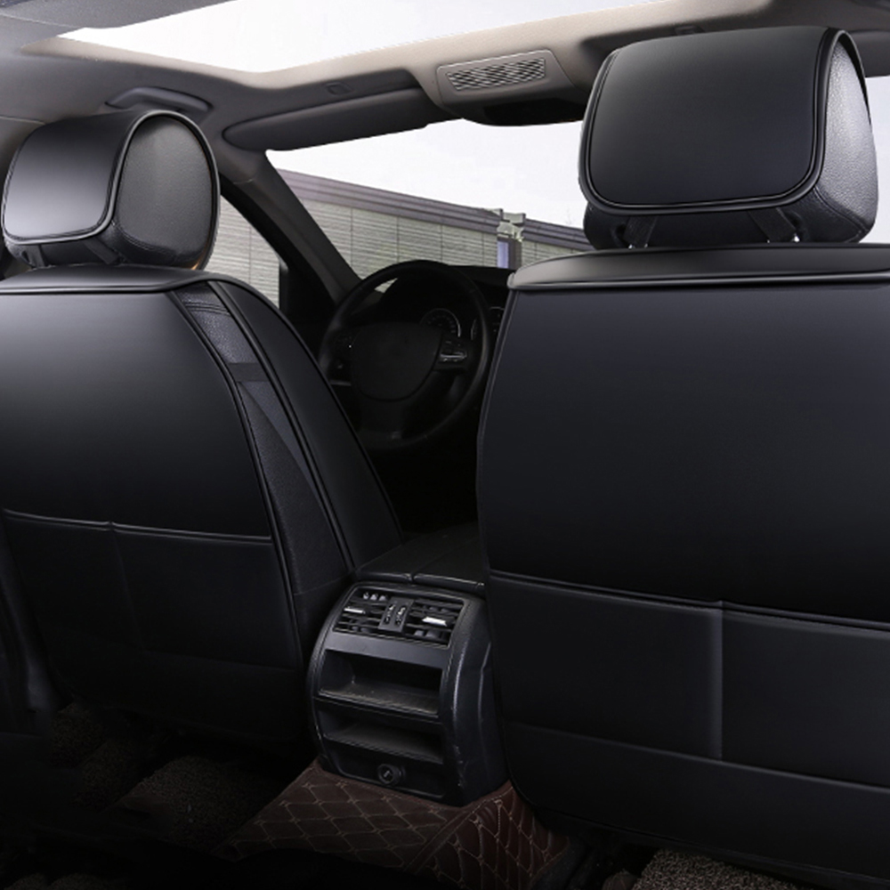 Imars SC3-5 Universal 5PCS Car Seat Mat Covers Set PU Leather Breathable Cushion Pad Protector