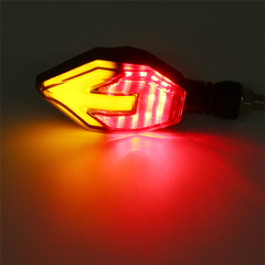Motorcycle Arrow LED Turn Signal Lights Indicators Lamp for Harley/Suzuki - Auto GoShop