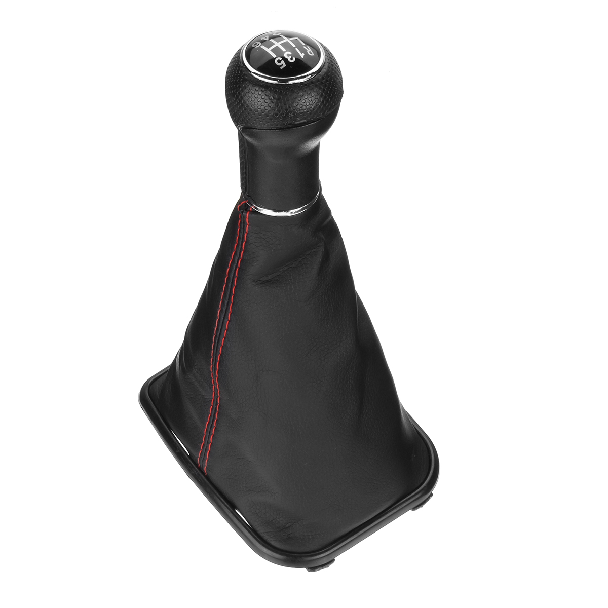 5/6 Speed Gear Shift Knob with Gaitor Boot Dust Cover PU Leather for VW Golf 4 Bora - Auto GoShop