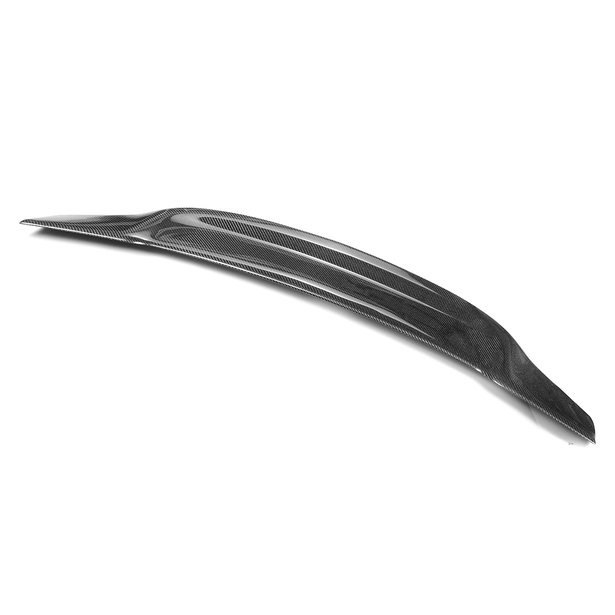 Car High Kick Carbon Fiber Wing Trunk Spoiler Lip for Mercedes-Benz W204 C250 C63 2DR Car