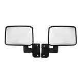 Black Car Door Mirror Heads Rear for Toyota Landcruiser 70 75 78 Series 1985-2013