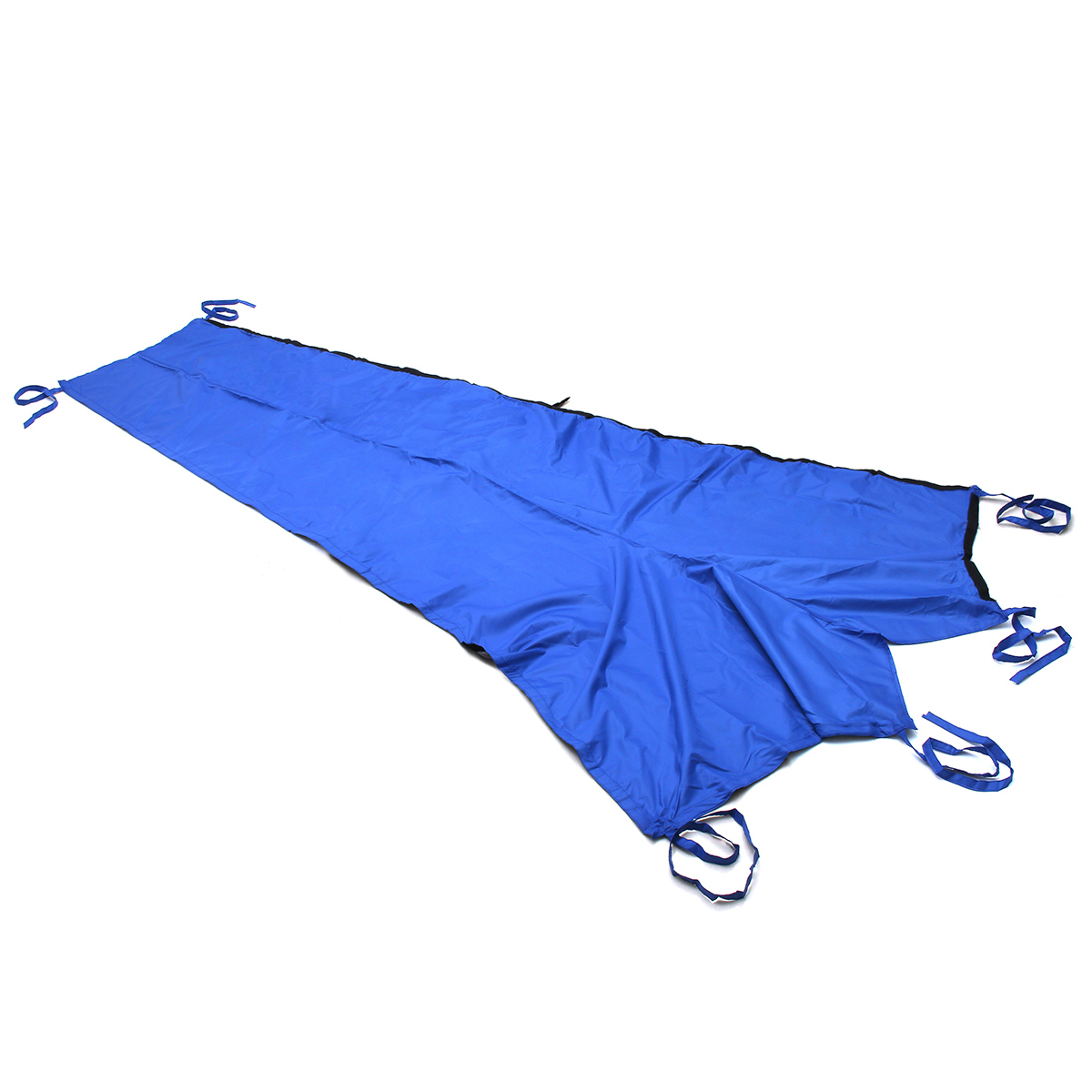 420D 8-9Ft Sailboat Cover Blue Sail Cover Mainsail Boom Waterproof Protection