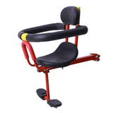Electric Bike Child Seat Front Seat Carrier for Baby Kids 100Kg Safety Pedal Handrail
