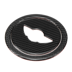 Carbon Fiber Steering Wheel Stickers Cover Trim for BMW MINI Cooper S JCWR55 R56 R57 R58 R59 R60 R61 2007-2013
