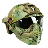 Wosport CS Army Tactical Helmet with Mask Motorcycle Hunting Riding Outdoor - Auto GoShop