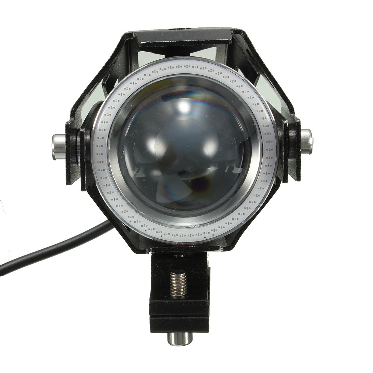 U7 12V-80V Waterproof Motorcycle LED Driving Headlights Hi/Low Beam Fog Light Spot Headlight Aluminum Alloy - Auto GoShop