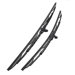 Car Front Pair Metal Frames Windscreen Wiper Blades for BMW Series3 E46 1998-2006