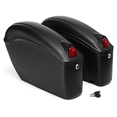 26L Hard Trunk Matte Black Universal Hard Saddlebags for Honda/Suzuki/Kawasaki