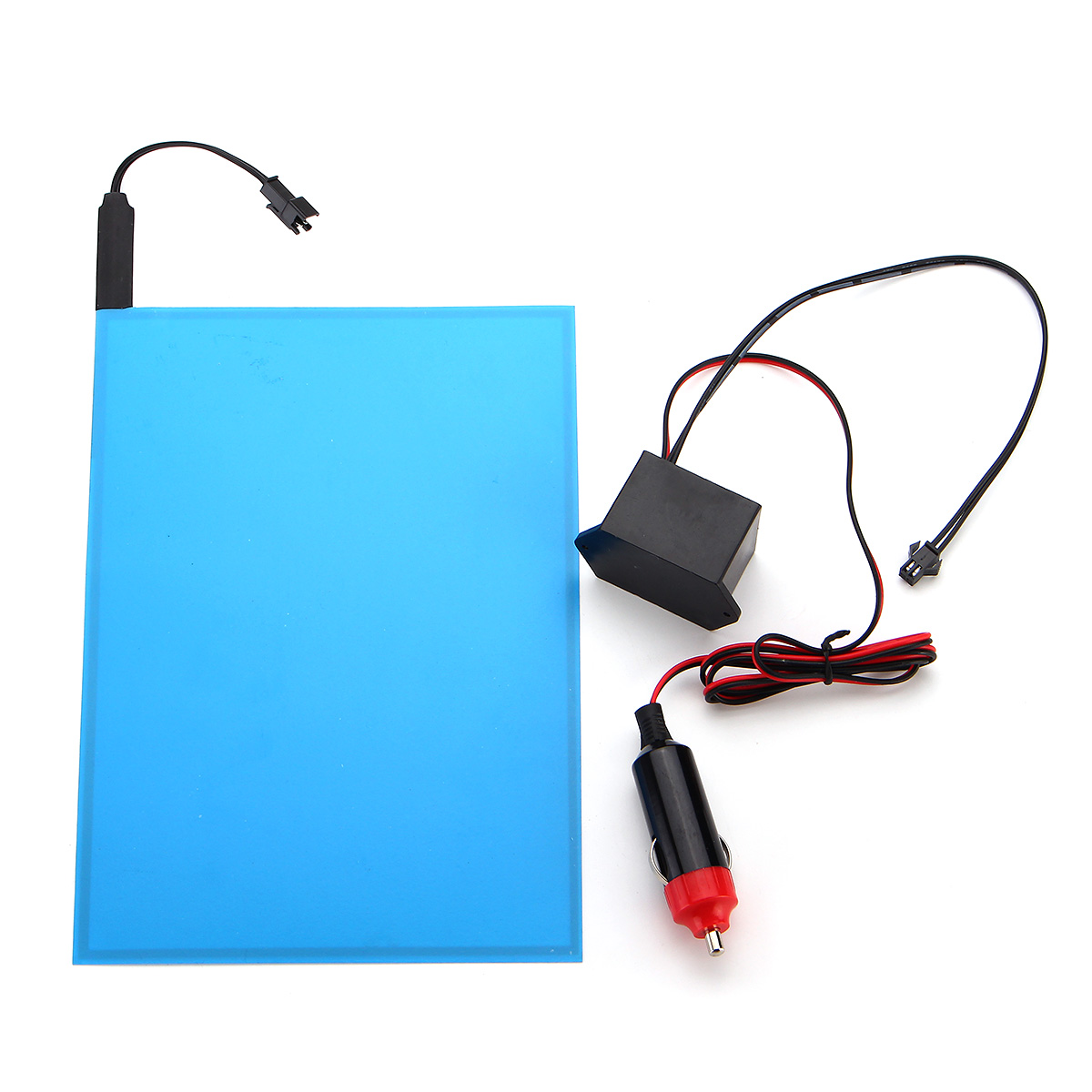 12V A5 EL Panel Electroluminescent Cuttable Light with Inverter Paper Neon Sheet - Auto GoShop