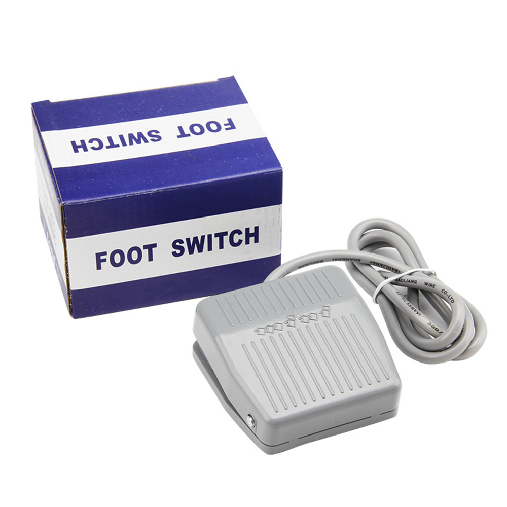 TFS-201 Nonslip Plastic Momentary Electric Power Micro Foot Pedal Switch 10A 220V for Industrial Machine