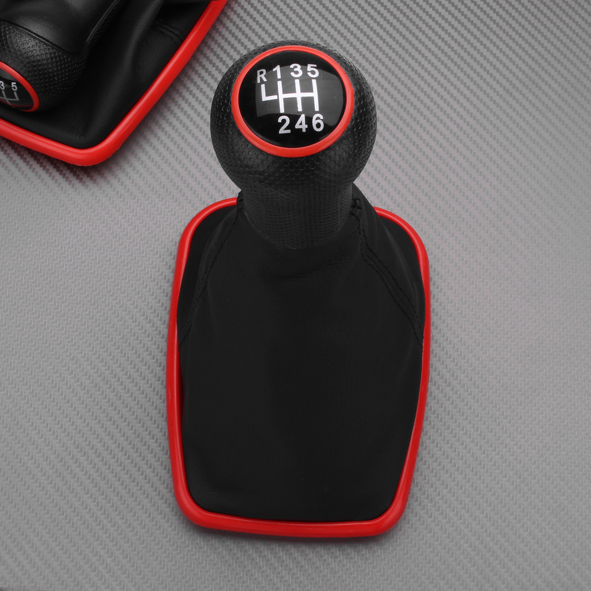 5/6 Speed Gear Shift Knob 23Mm Inner Shifter Gaitor Boot Cover for VW Golf 4 Bora GTI - Auto GoShop