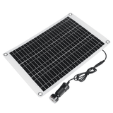 100W 12V ETFE Solar Panel Kit Phone Car Battery Charger System for Home Outdoor Camping - Auto GoShop