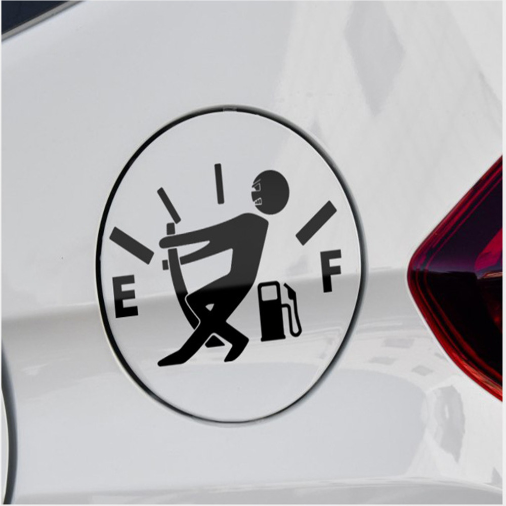 2.7X 9.2Cm Car Sticker for Fuel Tank Cover Funny Creative - Auto GoShop