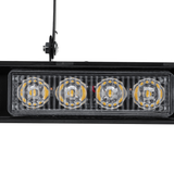 35'' 32 LED Car Truck Emergency Warning Flash Strobe Light Bar Amber 12V 96W
