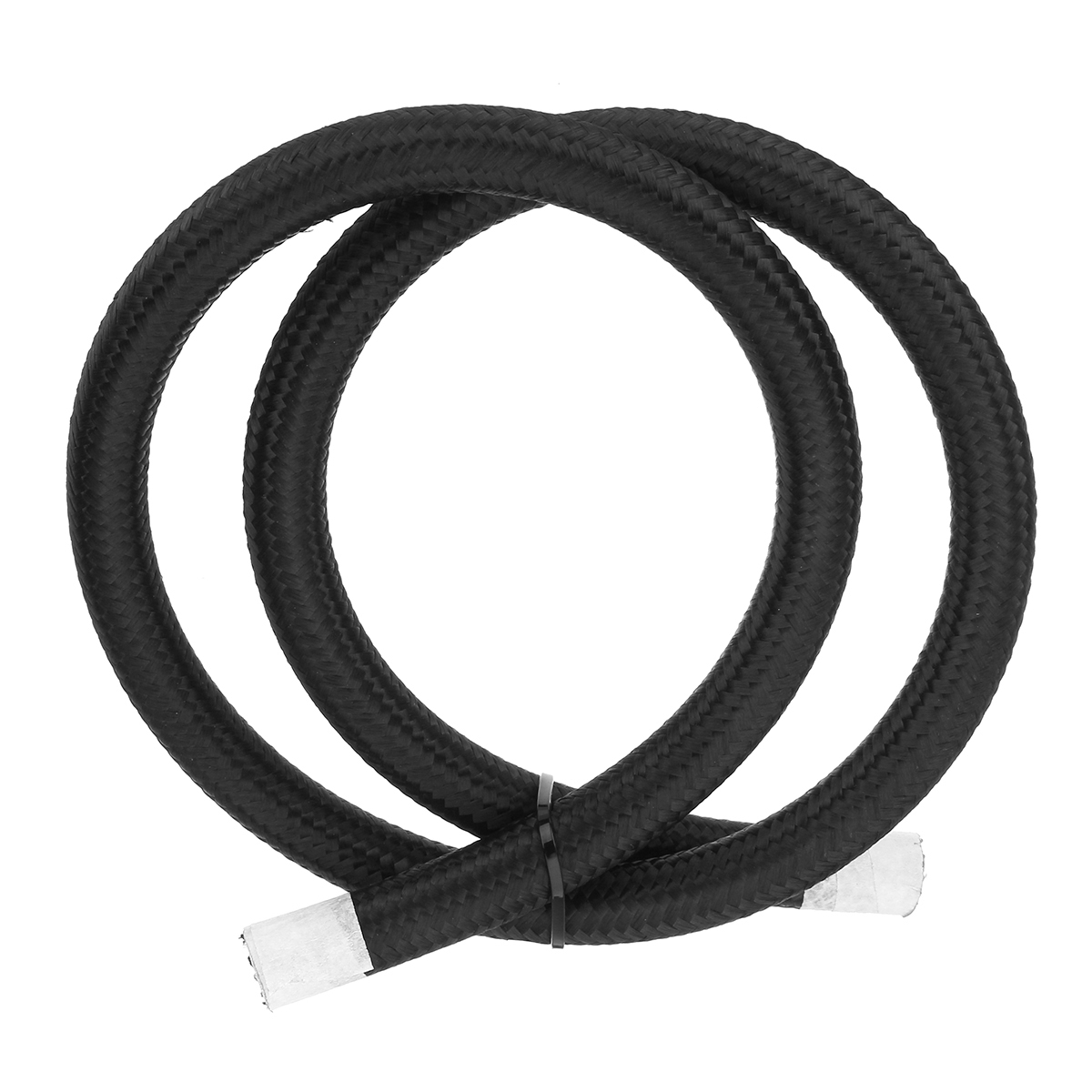 Black AN8 -8 an Stainless Steel Braided Brake Gas/Oil/Fuel Line Hose 1 Meter