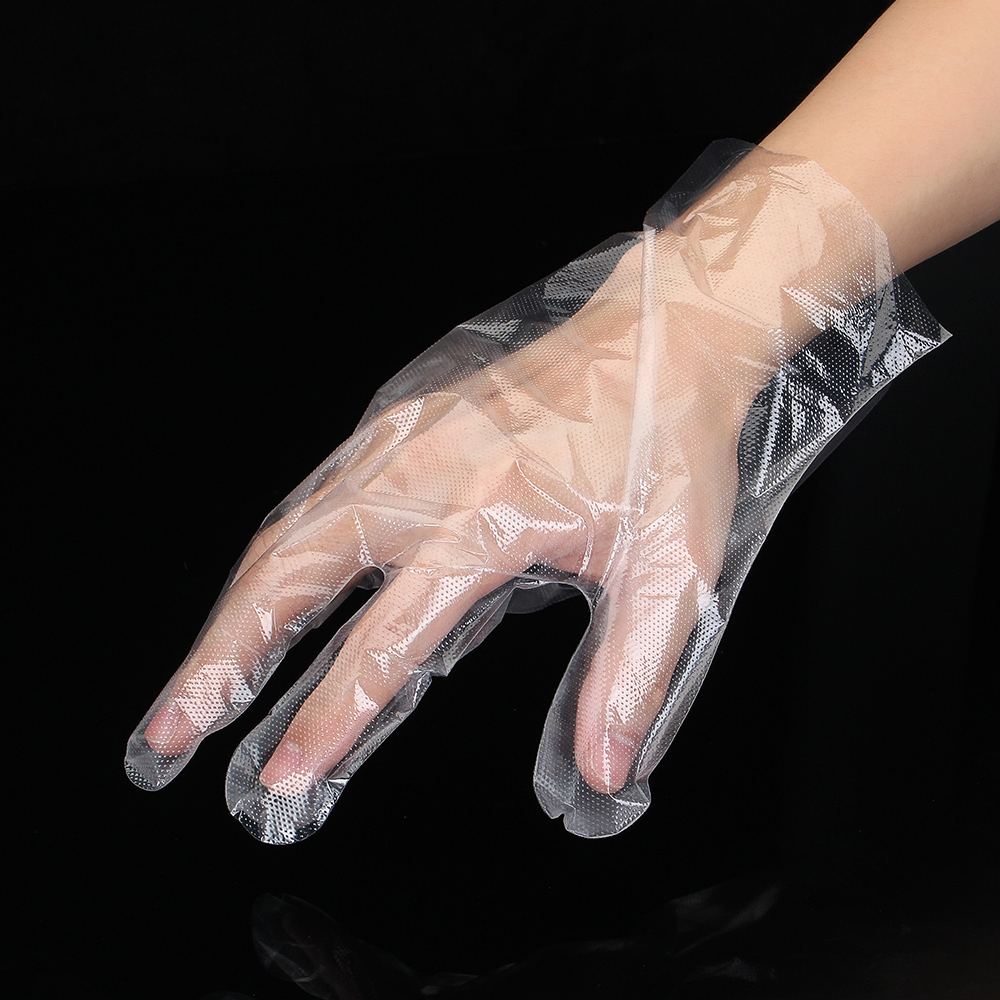 200Pcs Safety Gloves Disposable Gloves Home Kitchen Dining Transparent