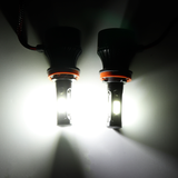 4-Side COB LED Car Headlights 9005/9006/H11 Hi-Low Beam Fog Light Bulb 6000K 120W 2Pcs