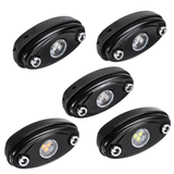 12Pcs LED Deck Bottom Lights Atmosphere Decoration Lamps Offroad Car Truck Boat Camper SUV 6000K Waterproof - Auto GoShop