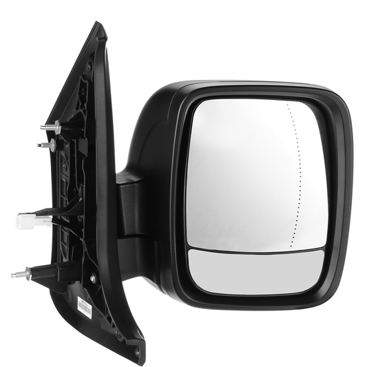 Car Right Electric Black Wing Mirror for Vauxhall Vivaro Renault Trafic Van 2015-18