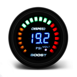 2 Inch 52Mm Digital Turbo Boost/Water/Oil Temp/Pressure/Tachometer/Egt Monitor Racing Gauge