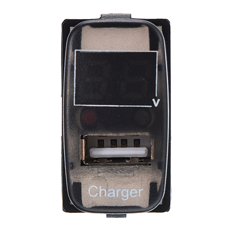 JZ5002-1 Car Battery Charger 2.1A USB Port with Voltage Display Dedication Only for Mitsubishi Auto