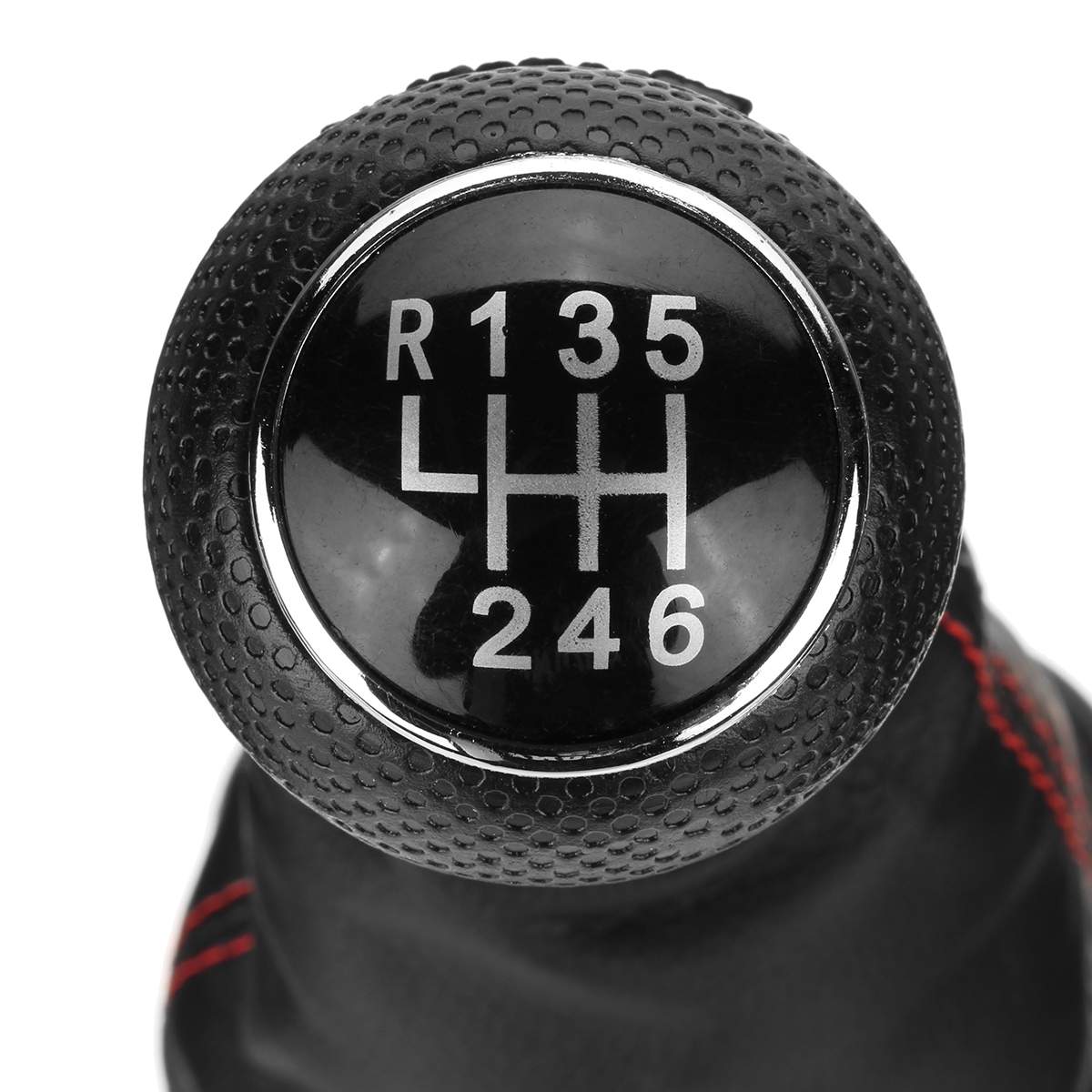 5/6 Speed Gear Shift Knob with Gaitor Boot Dust Cover PU Leather for VW Golf 4 Bora - Auto GoShop