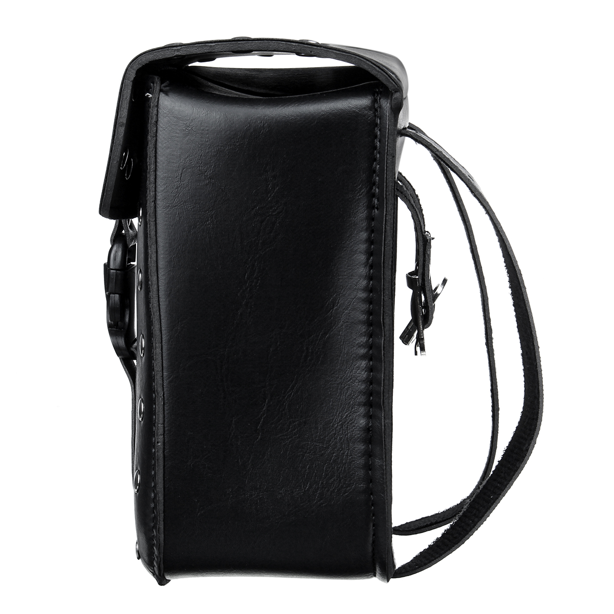 Universal Motorcycle Front Rear Fork Tool Pouch Side Bag Saddlebag PU Leather for Harley Honda