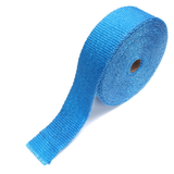 15M Exhaust Pipe Heat Wrap Manifold Header Insulating Wrap Roll Tape with 15 Ties