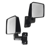 Black Car Door Mirror Heads Rear for Toyota Landcruiser 70 75 78 Series 1985-2013