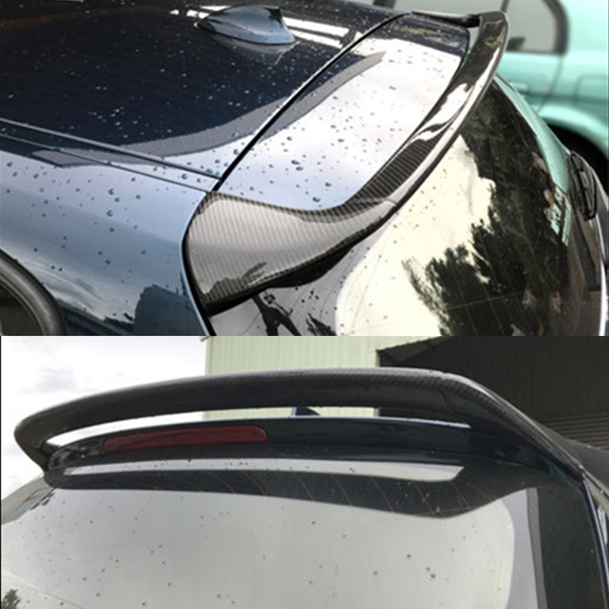 Carbon Fiber Car Rear Roof Windshield Spoiler Lip Wing for BMW F20 F21 2010-2017 Series 1