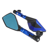 360° Rotating Motorcycle Rear-View Mirrors Aluminium Alloy Universal