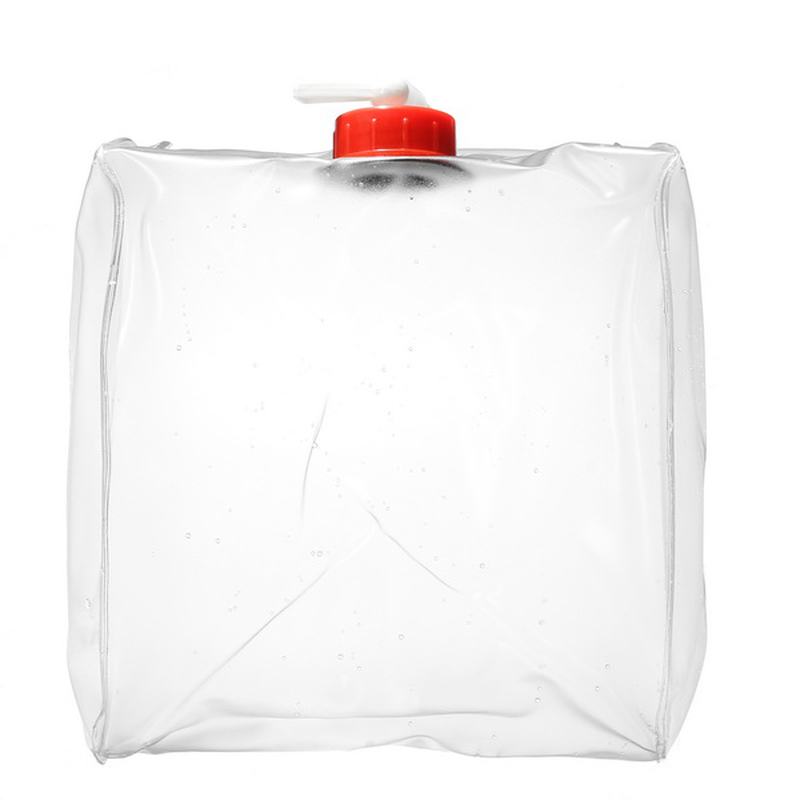 Easy Camp Folding Water Carrier Container Bag Bottle 10L Transparent LDPE