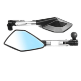 360° Rotating Motorcycle Rear-View Mirrors Aluminium Alloy Universal