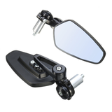 Pair 7/8 Inch Motorcycle Rear View Mirror Bar Accessories Aluminum Side Universal