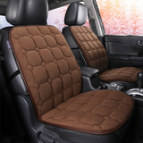 Plush Car Seat Cover Winter Warm Front/Back Backrest Cushion Pad Protector Mats - Auto GoShop