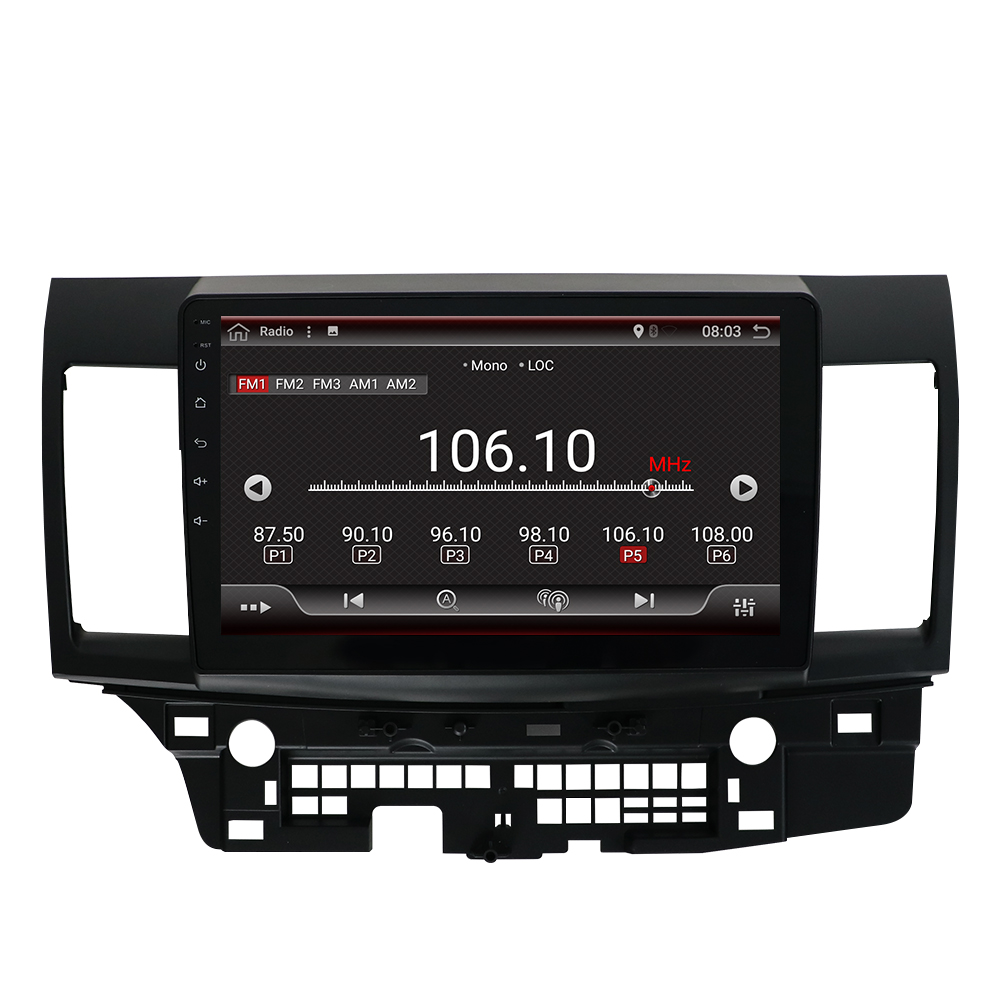 YUEHOO 10.1 Inch 2 DIN for Android 8.0 Car Stereo 2+32G Quad Core MP5 Player GPS WIFI 4G FM AM RDS Radio for Mitsubishi Lancer - Auto GoShop