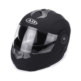 Motorcycle Dual Visor Full Face Helmet With/Without Bluetooth Music Headset Gloves - Auto GoShop