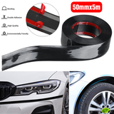 2"/5Cm Molding Trim Black Car Roof Body Side Grille Window Decorative Strip 10Ft 16Ft