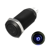 12V 4 Pin 12Mm LED Light Metal Push Button Latching Power Switch