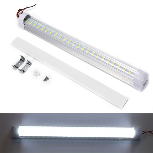 12V 72LED Interior Light Strip Bar Dome Lamp for Car Van Bus Caravan