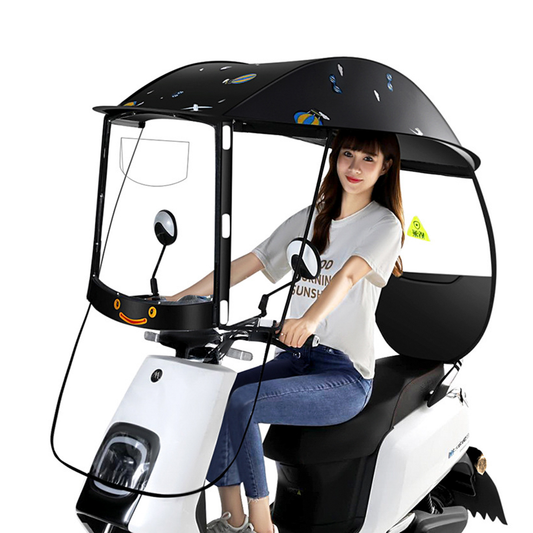 Motorcycle Tent Electric Scooter Rain Tent Sun Protection Rain Protection - Auto GoShop
