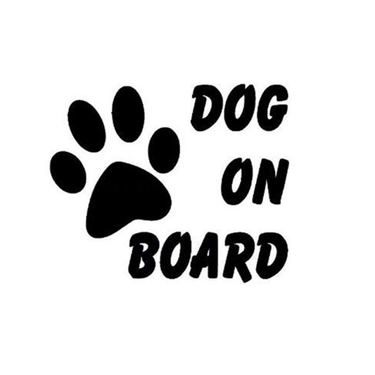 Dog on Board Car Stickers Auto Truck Vehicle Motorcycle Decal - Auto GoShop