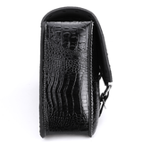 Single Side Metal Adjusting Buckle Motorcycle Left Right Leather Saddlebag Tool Bag Fuel Oil Bottle Holder Hasp Type