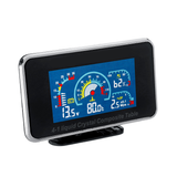 4 in 1 LCD Car Digital ALARM Gauge Voltmeter Oil Pressure Fuel Water Temp 12-24V - Auto GoShop