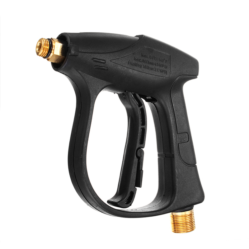 Black 3000 PSI Max High Pressure Car Washer Tool Water Gun